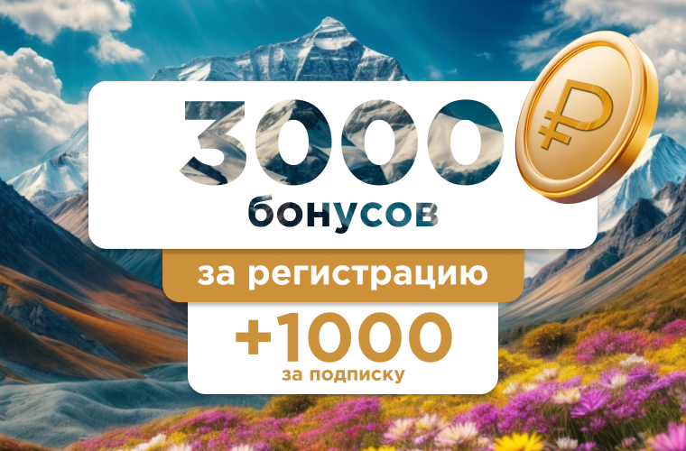3000 на счет за регистрацию