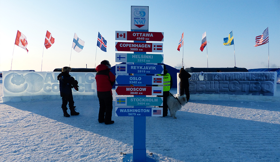 Как кормят на Северном полюсе?