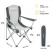King Camp 3818 arms chair кресло скл. cталь (84х50х96, черно-серый)