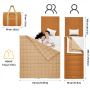 King Camp 2218 grassy 600 -22°с 203x96 спальный мешок (-22°с, коричневый левый)