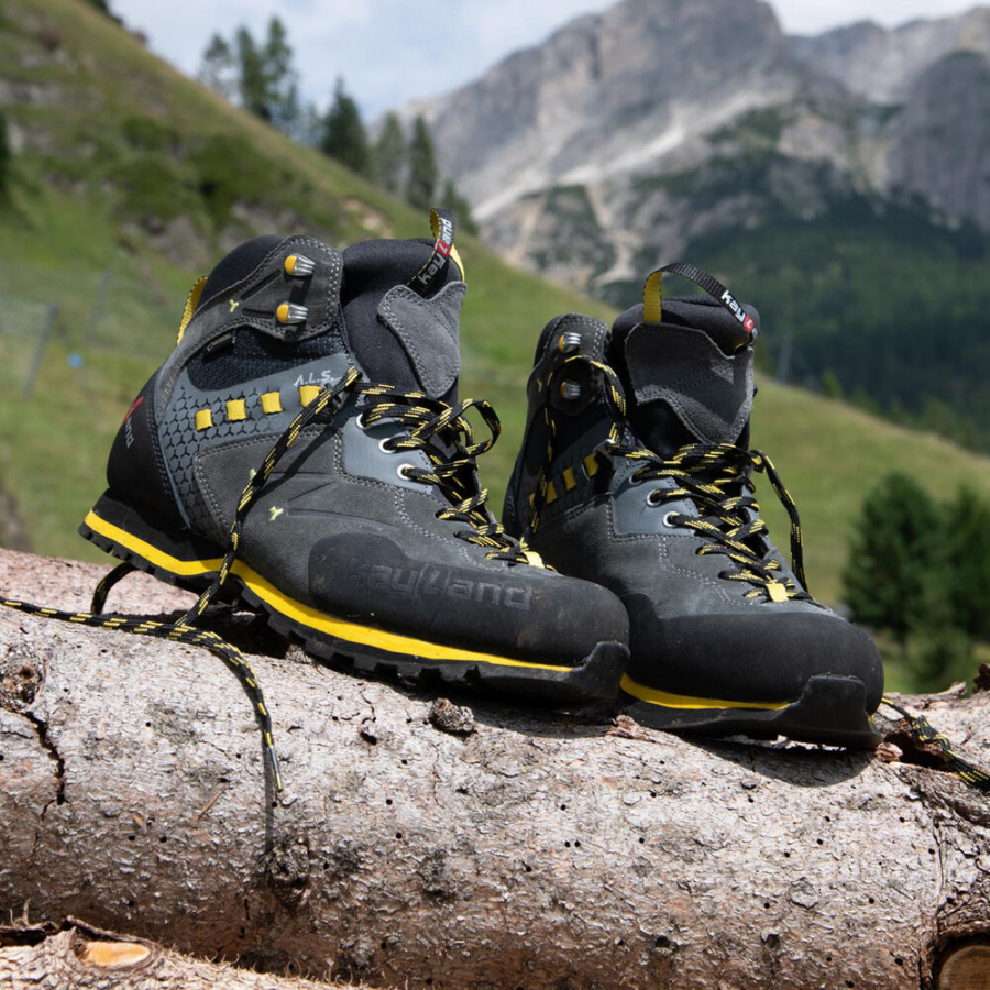 Ботинки VITRIK MID GTX (45, DARK GREY/YELLOW, , )