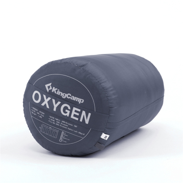 King Camp 3122 oxygen +8с 180x75 спальный мешок (зелёный, левый)