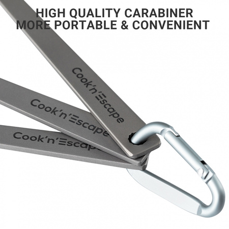 Cook 'n' Escape ca2005 3-piece titanium cutlery set набор стол. приборов