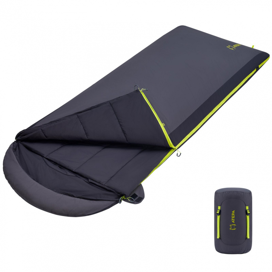 2101 ROCKY 520L -4°С 230х90 спальный мешок (-4°C, черный/графитовый правый)