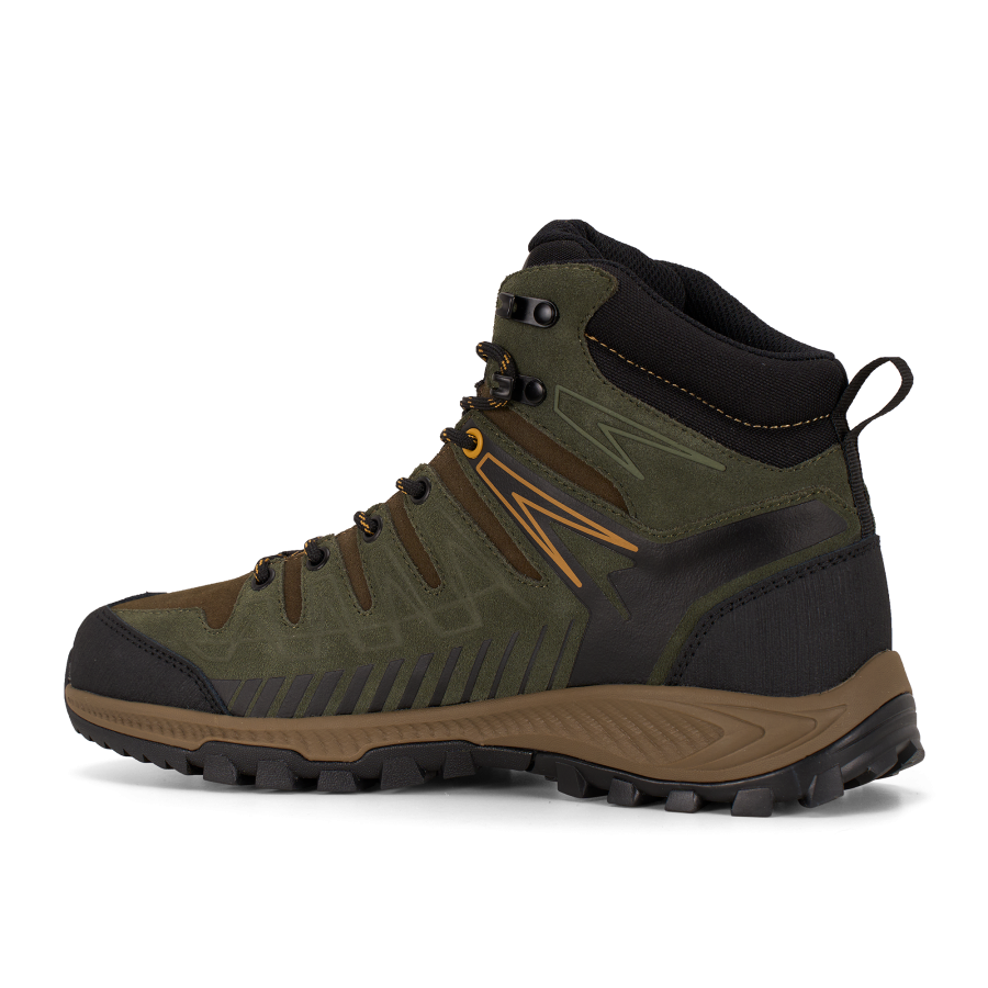 Ботинки THUNDER LEATHER MID WP (46, DARK GREEN / HONEY, , , , , )