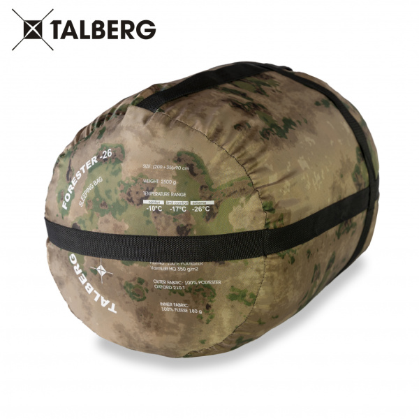 Talberg forester -20°с спальный мешок (туман -20с, левый)