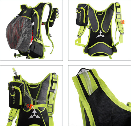 B0462 CYCLING BAG Рюкзак (черный/красный)