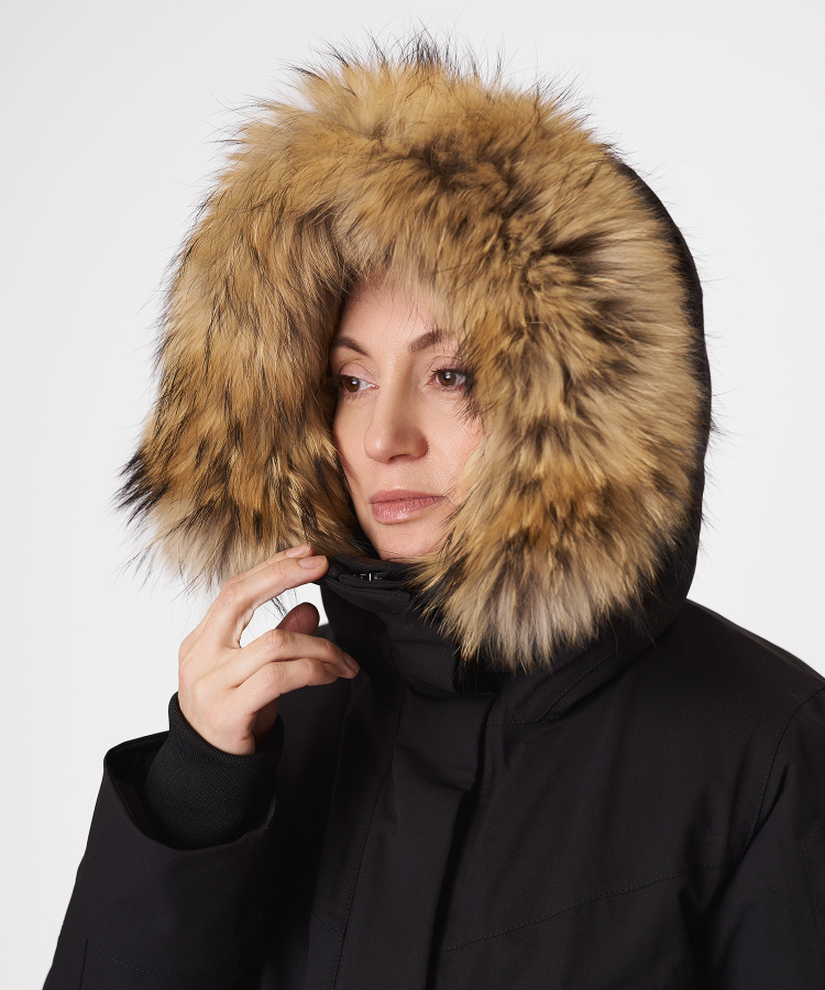 Полупальто пуховое Kodiak IV DF Женское (XL, 1000/черный, , , , , )