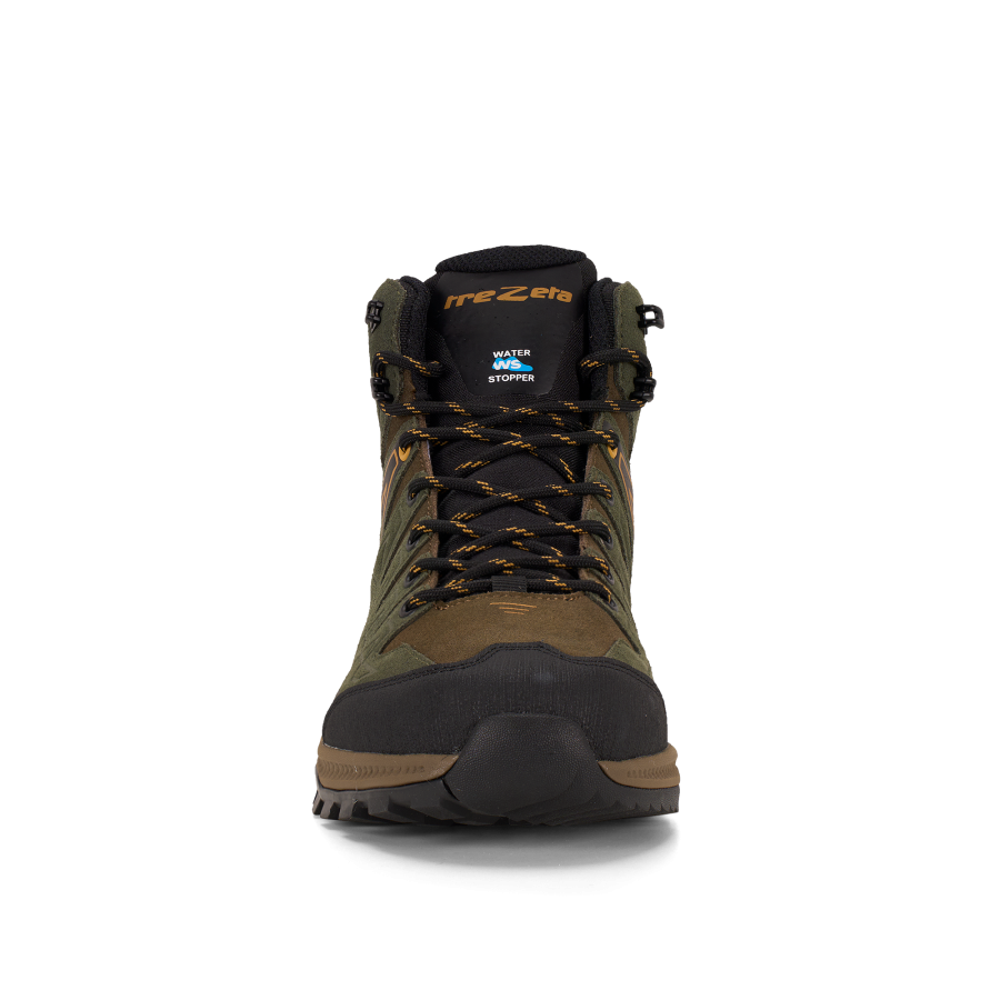 Ботинки THUNDER LEATHER MID WP (46, DARK GREEN / HONEY, , , , , )