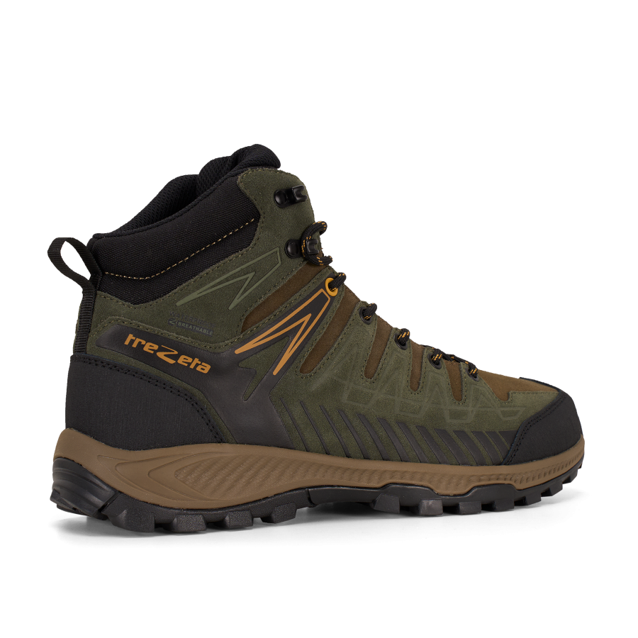 Ботинки THUNDER LEATHER MID WP (46, DARK GREEN / HONEY, , , , , )