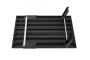Atepa 2403 mini alunium table l стол скл. алюм (серебристый)
