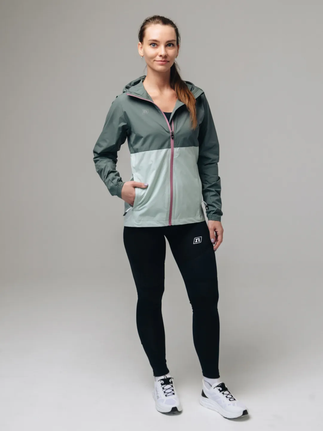 *Куртка NONAME WINDY JACKET 26 WOS LIGHT GREEN/BLACK