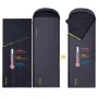 Atepa 2101 rocky 520l -4°с 230х90 спальный мешок (-4°c, черный/графитовый правый)