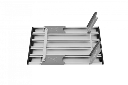 2401 MINI ALUNIUM TABLE S стол скл. алюм (серебристый)