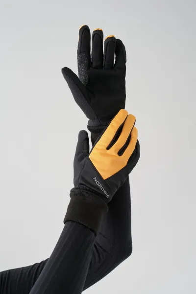 Перчатки Nordski Motion Black/Orange WS (7-XS, Black/Orange, , , , , )