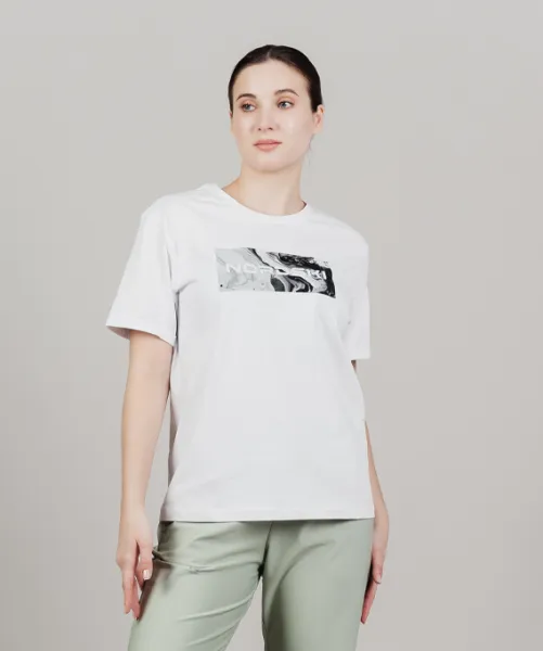 Футболка Nordski Simple Logo White W (36, White, , , , , )