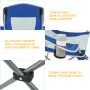 King Camp 3818 arms chair кресло скл. cталь (84х50х96, черно-серый)
