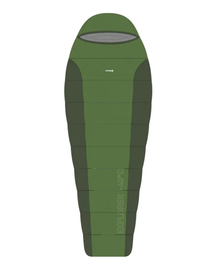 Спальный мешок Explorer -40C right (Long, 3142/т.оливковый/эвкалипт, , , , , )