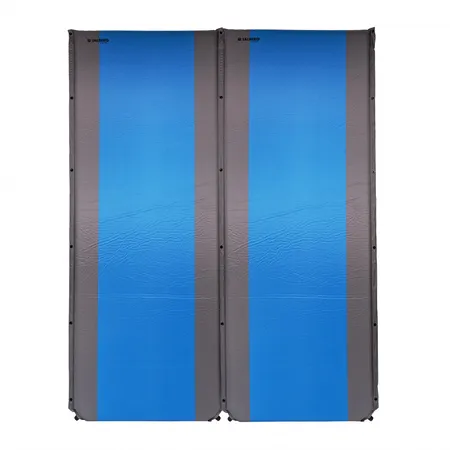 RELAX WIDE MAT самонадувающиеся коврики (195х90х10 см, серый/синий)