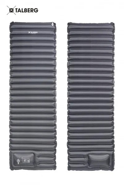 Talberg luxor air grey mat коврик надувной (185х60х8,оливковый)