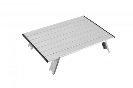 2403 MINI ALUNIUM TABLE L стол скл. алюм (черный)