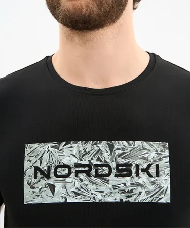 Футболка Nordski Simple Logo Black (46, Black, , , , , )