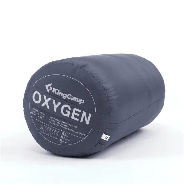 King Camp 3122 oxygen +8с 180x75 спальный мешок (зелёный, левый)