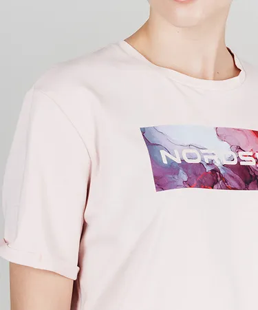 Футболка Nordski Simple Logo Soft Pink W (42, Soft Pink, , , , , )