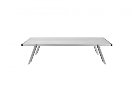 2403 MINI ALUNIUM TABLE L стол скл. алюм (черный)