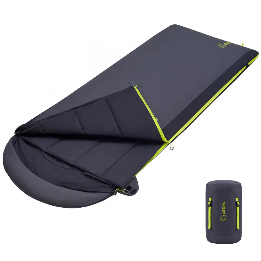 2101 ROCKY 520L -4°С 230х90 спальный мешок (-4°C, черный/графитовый правый)
