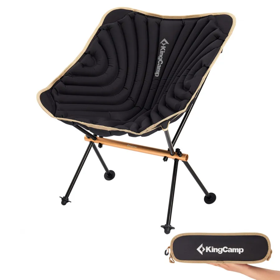 2033 Larch Chair кресло скл. сталь (черный)