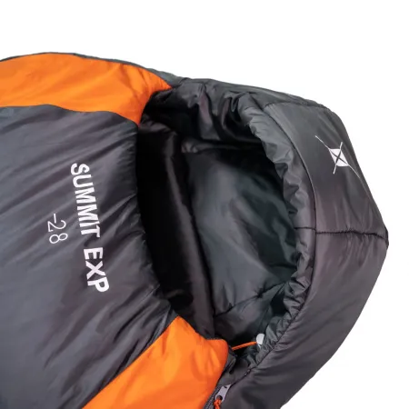 SUMMIT EXP -28°C спальный мешок (-28С, серый/синий правый)