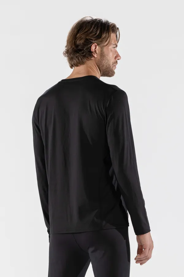 Термобелье футболка мужская MENS BODYFIT CONTOUR CREW NECK (XL, 020 Black, , , , , )