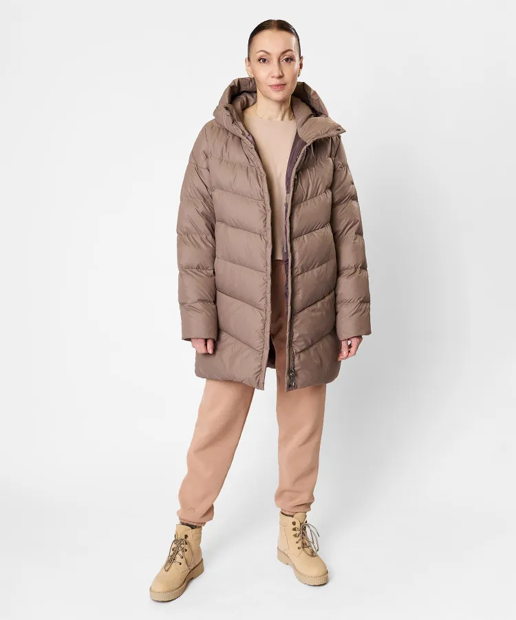 Полупальто пуховое Myst Женское (XL, 4700/гранит, , , , , )