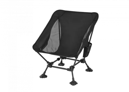 2405 ULTRALIGHT SQUARE LOW CHAIR кресло скл. (черный)