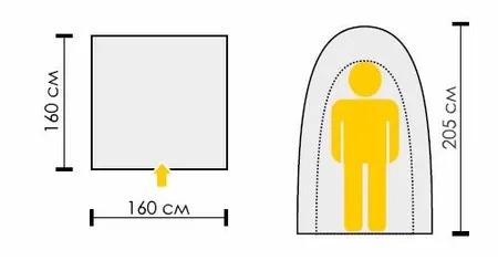 PRIVATE ZONE палатка Talberg (зелёный)