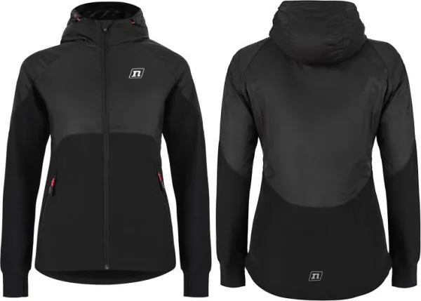 *Куртка NONAME WINDRUNNER JACKET 22 WOS 2001216-0001 ветрозащ, с капюшоном женск. (3-XS, Черный, , , , , )