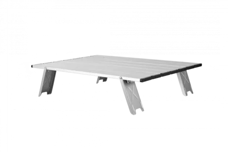 2403 MINI ALUNIUM TABLE L стол скл. алюм (черный)