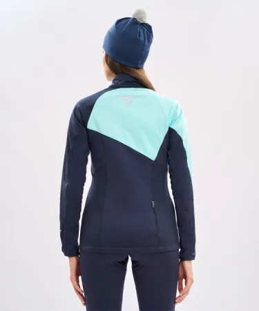 Разминочная куртка Nordski Premium Blueberry/Mint W (44-XL, Blueberry/Mint, , , , , )
