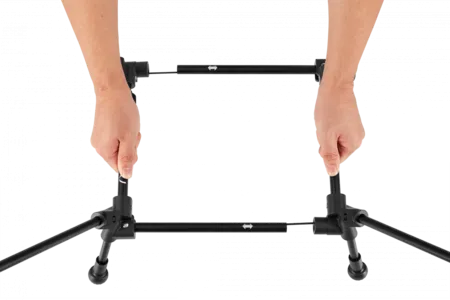 2405 ULTRALIGHT SQUARE LOW CHAIR кресло скл. (черный)