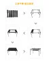 King Camp 1911 ultra-light grilling table стол скл. алюм (61х42х42см)