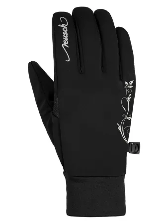 Перчатки Saskia TOUCHTEC (8, Black/Silver, , , , , )