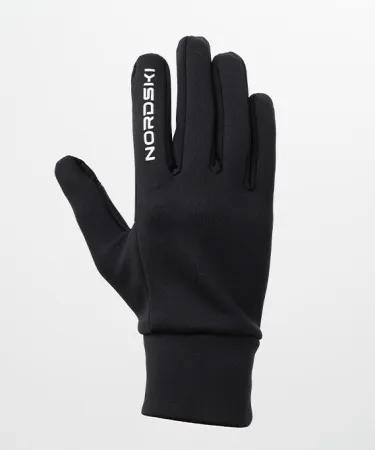 Перчатки Nordski Run Black (7-XS, Black, , , , , )