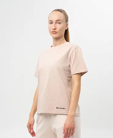 Футболка Nordski Simple Logo Beige W (42, Beige, , , , , )