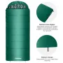 King Camp 2001 superior 300xl -13°с 230x92 спальный мешок (зелёный, левый)