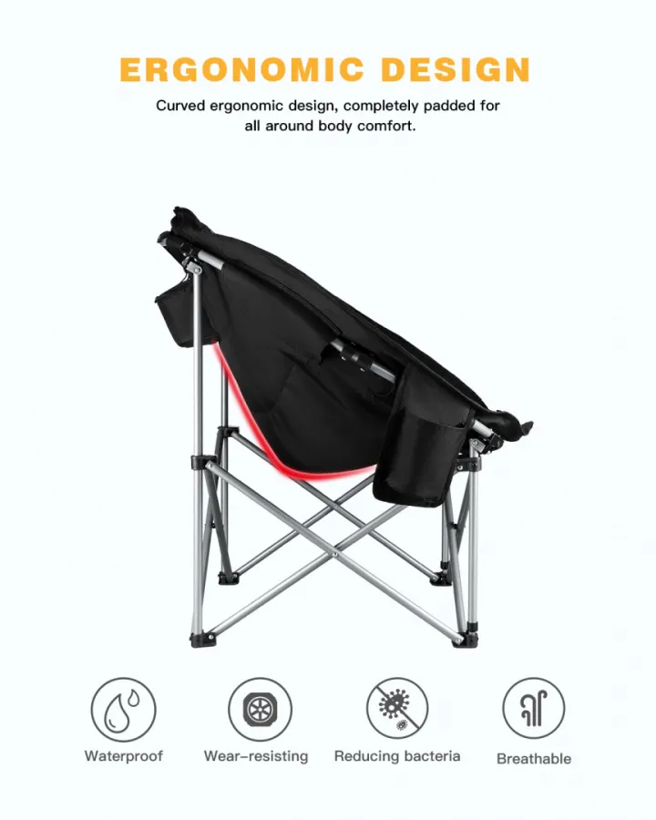 3816 Moon Leisure Chair кресло скл. cталь (84Х70Х80 синий)