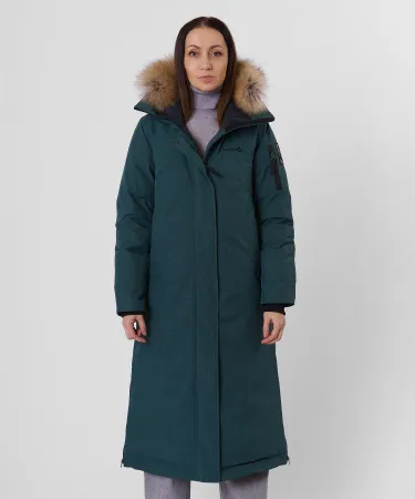 Пальто пуховое Aurora III DF Женское (L, 7100/petrol, , , , , )
