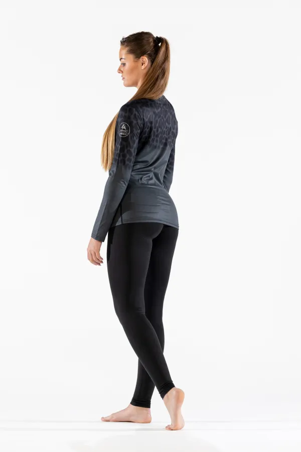 Термобелье футболка COZY JAG CREW NECK женская (XL, 020 Black, , , , , )