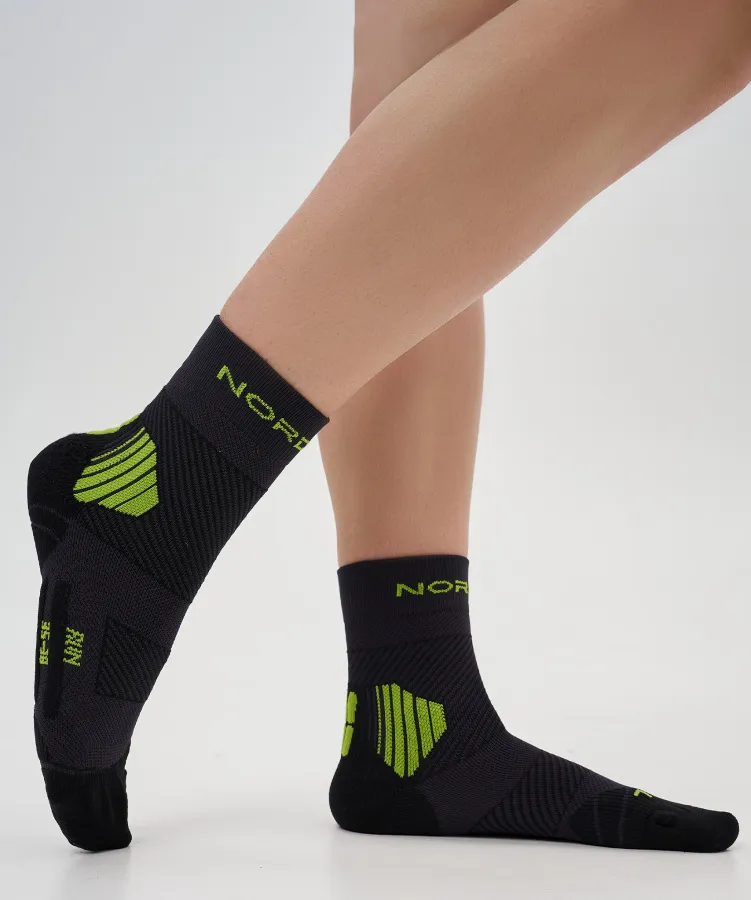 Носки Run All year Black/Lime (35-38, Black/Lime, , , , , )