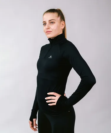 Лонгслив Nordski Pro Hand Black W (38, Black, , , , , )